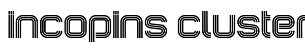Incopins Clusters font preview